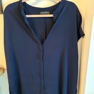 Eloquii Women's Blouse - Navy